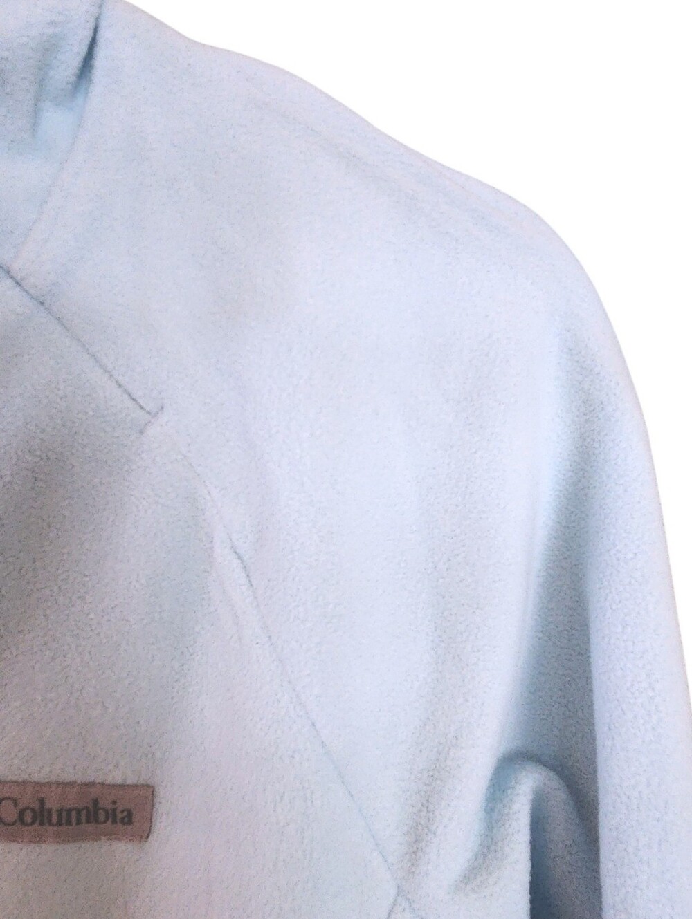 COLUMBIA Ali Peak Blue 1/4 Zip Mockneck Fleece Pullover Kangaroo Pocket NWT MED - Picture 4 of 13